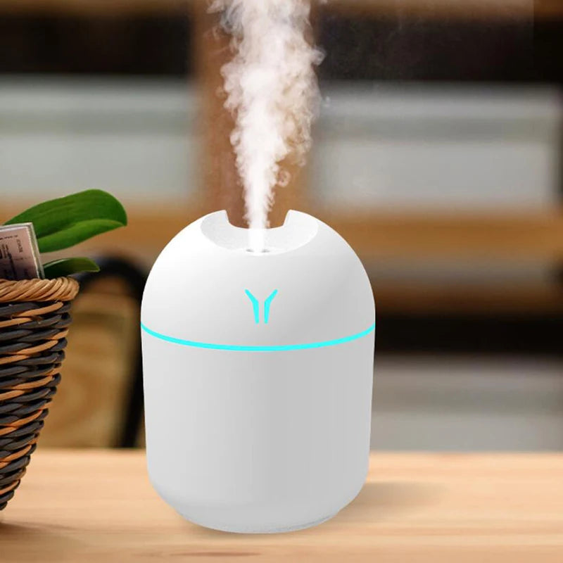 Mini humidificador de aire USB de 250ML, difusor de aceites esenciales aromáticos para el Hogar y el Auto
