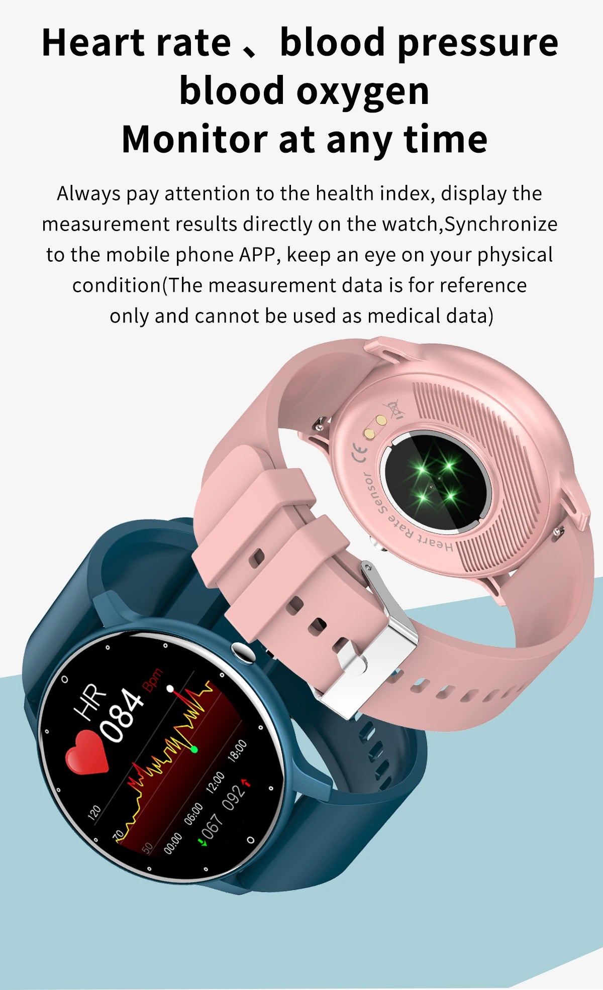 LIGE 2026 Smart Watch Sport Fitness Waterproof For Android- IOS