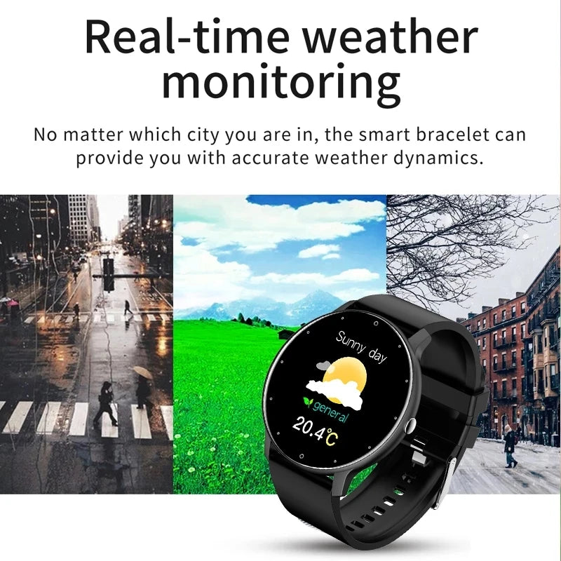 LIGE 2026 Smart Watch Sport Fitness Waterproof For Android- IOS