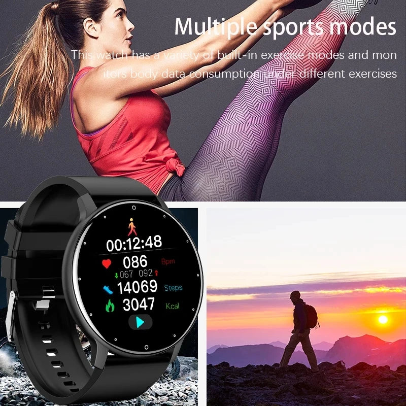 LIGE 2026 Smart Watch Sport Fitness Waterproof For Android- IOS