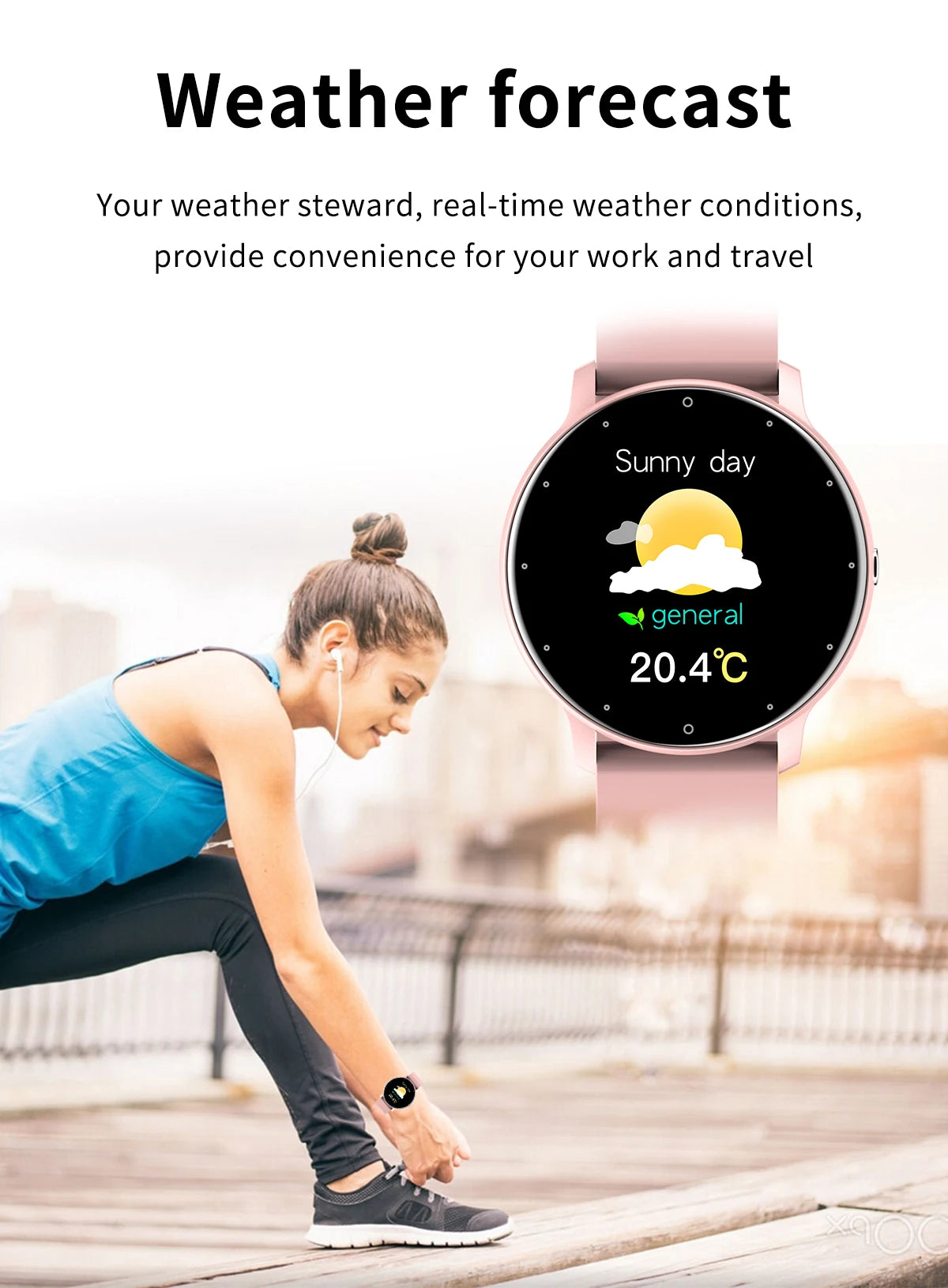 LIGE 2026 Smart Watch Sport Fitness Waterproof For Android- IOS