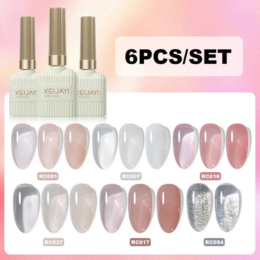 XEIJAYI 6 uds 15Ml juego de esmalte de uñas en gel