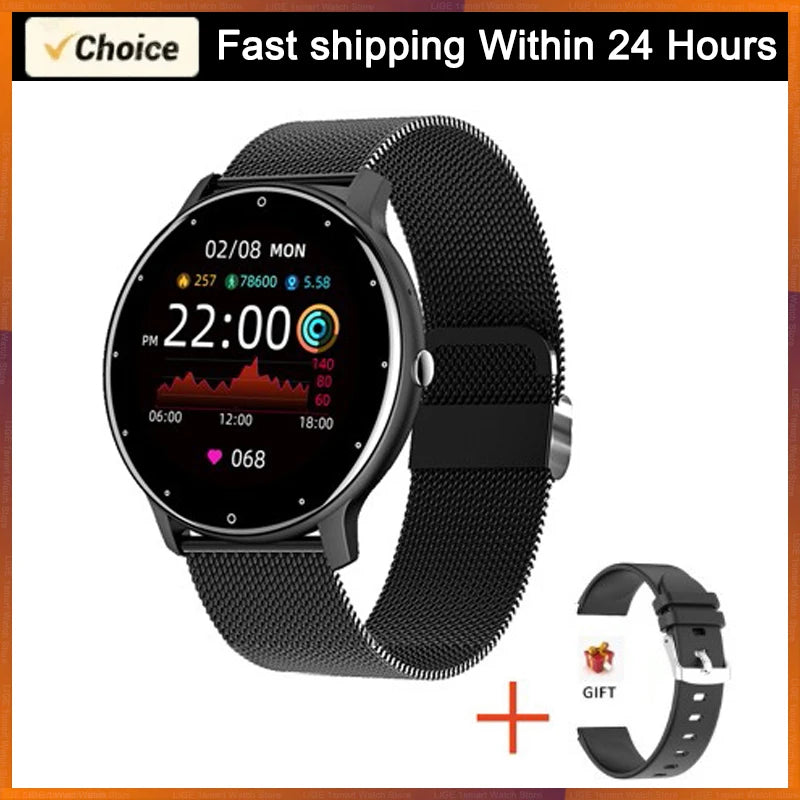 LIGE 2026 Smart Watch Sport Fitness Waterproof For Android- IOS