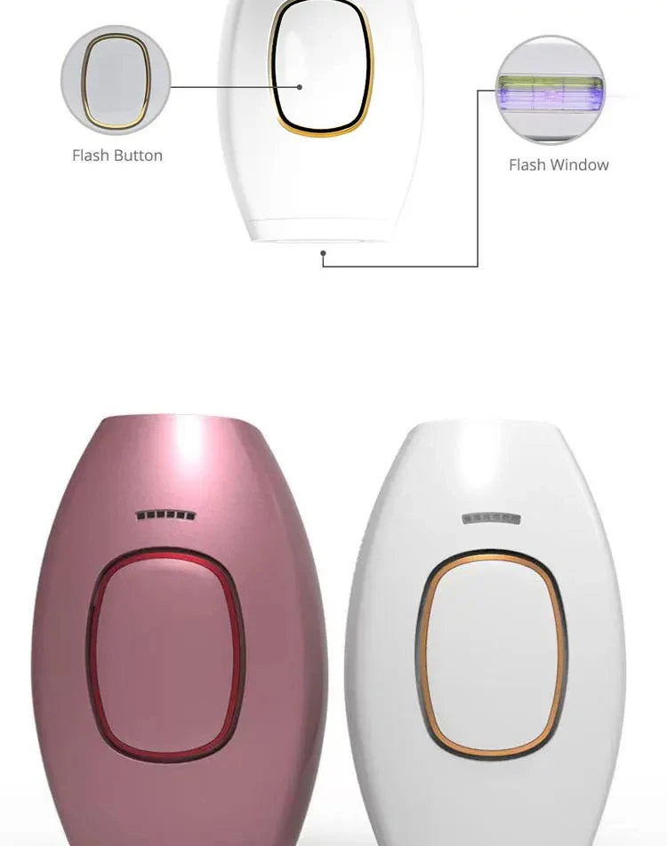 Body Bikini IPL 500,000 Flash Depilator Pulses Permanent Laser.