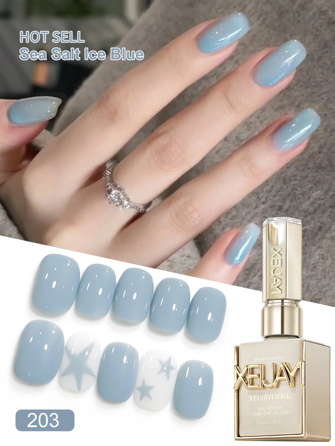 Esmalte de uñas de Gel UV Led  15ML XEIJAYI