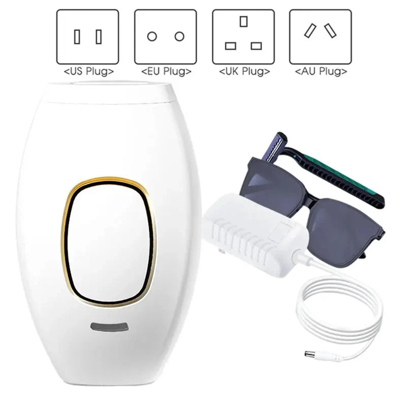 Body Bikini IPL 500,000 Flash Depilator Pulses Permanent Laser.