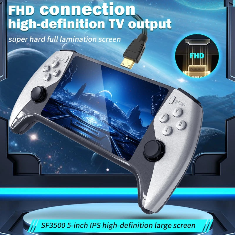 Consola de juegos SF3500- portátil 5 Pulgadas - 256 GB Expandible