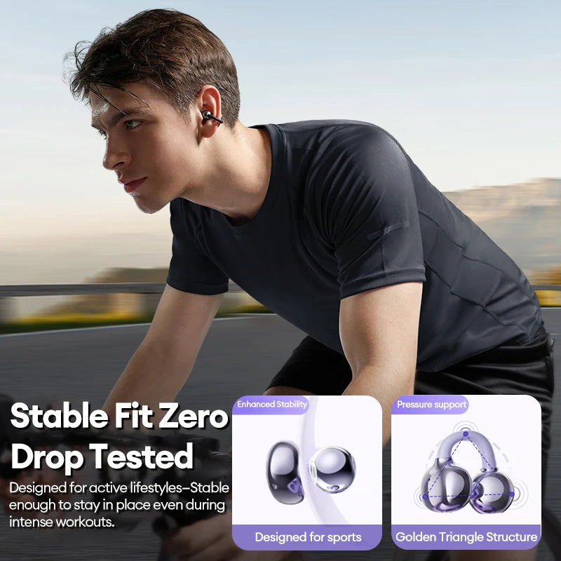 Lenovo LE302 Wireless Bluetooth 6.0 Headset Long Battery Noise Cancelling Headphones