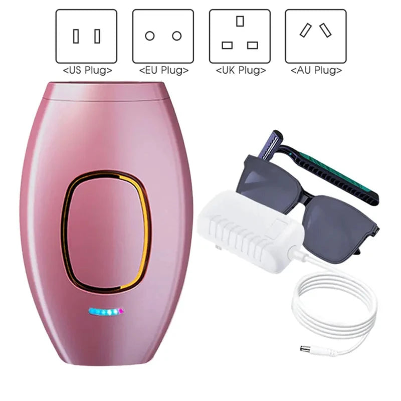 Body Bikini IPL 500,000 Flash Depilator Pulses Permanent Laser.