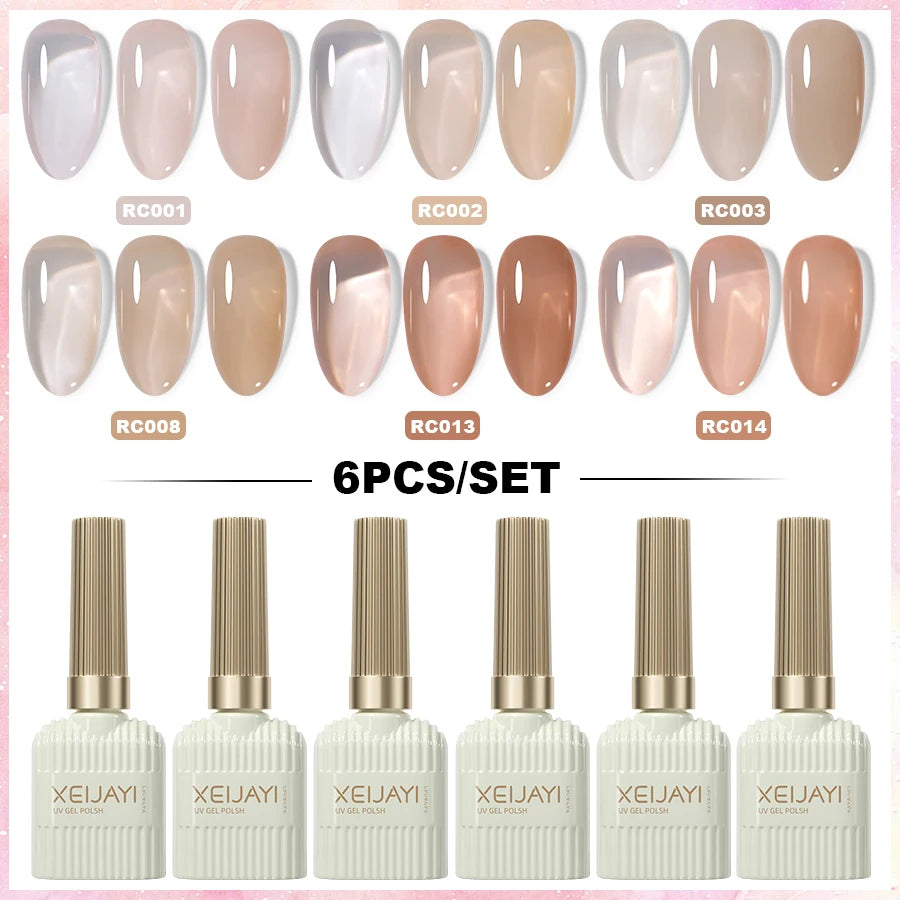 XEIJAYI 6 uds 15Ml juego de esmalte de uñas en gel