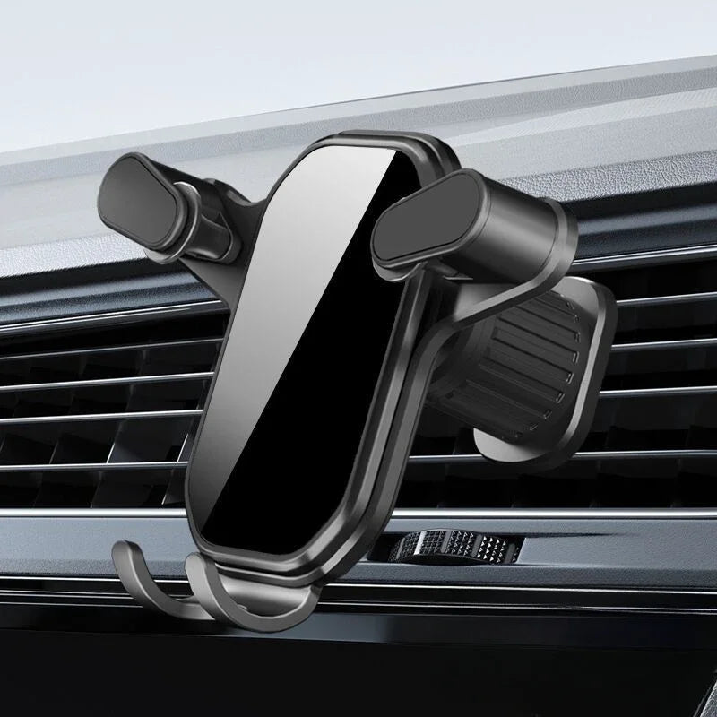 Soporte Universal para Movil en Auto con gancho de ventilación para instalación de rotación de 360 grados.