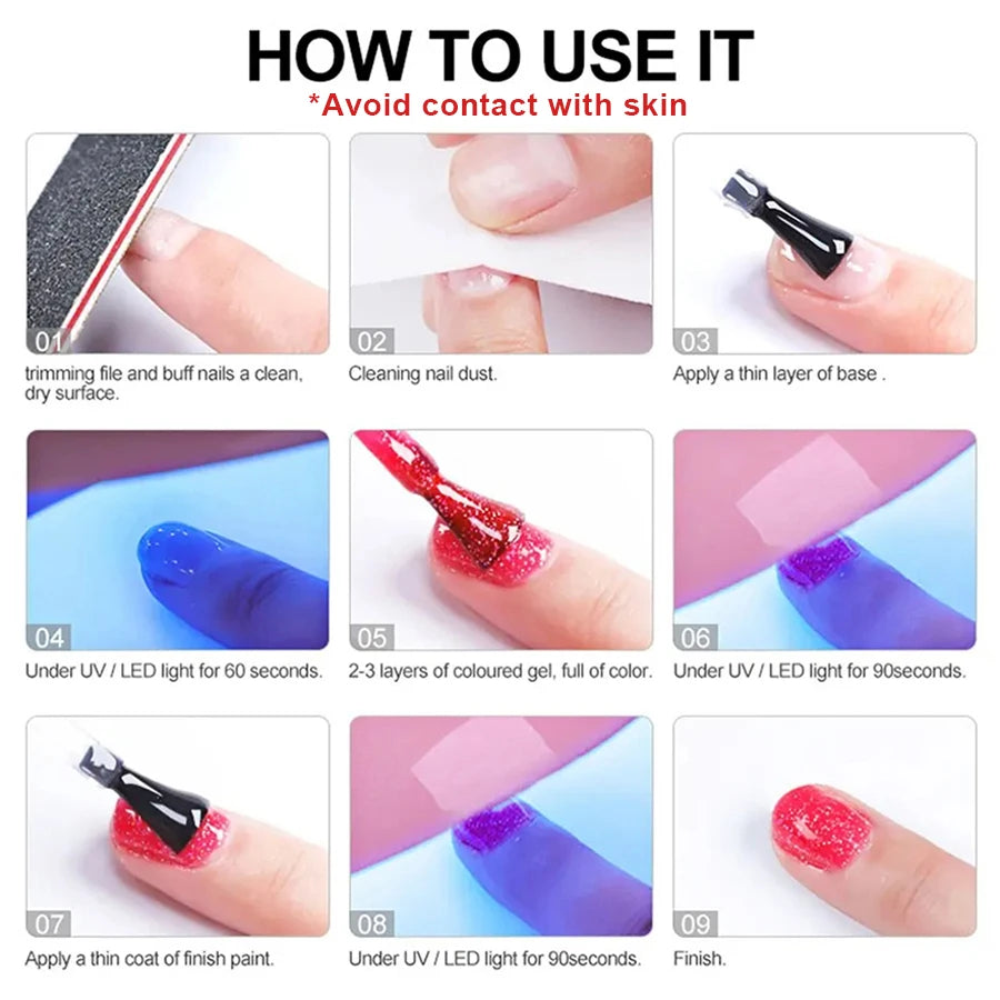 XEIJAYI 6 uds 15Ml juego de esmalte de uñas en gel