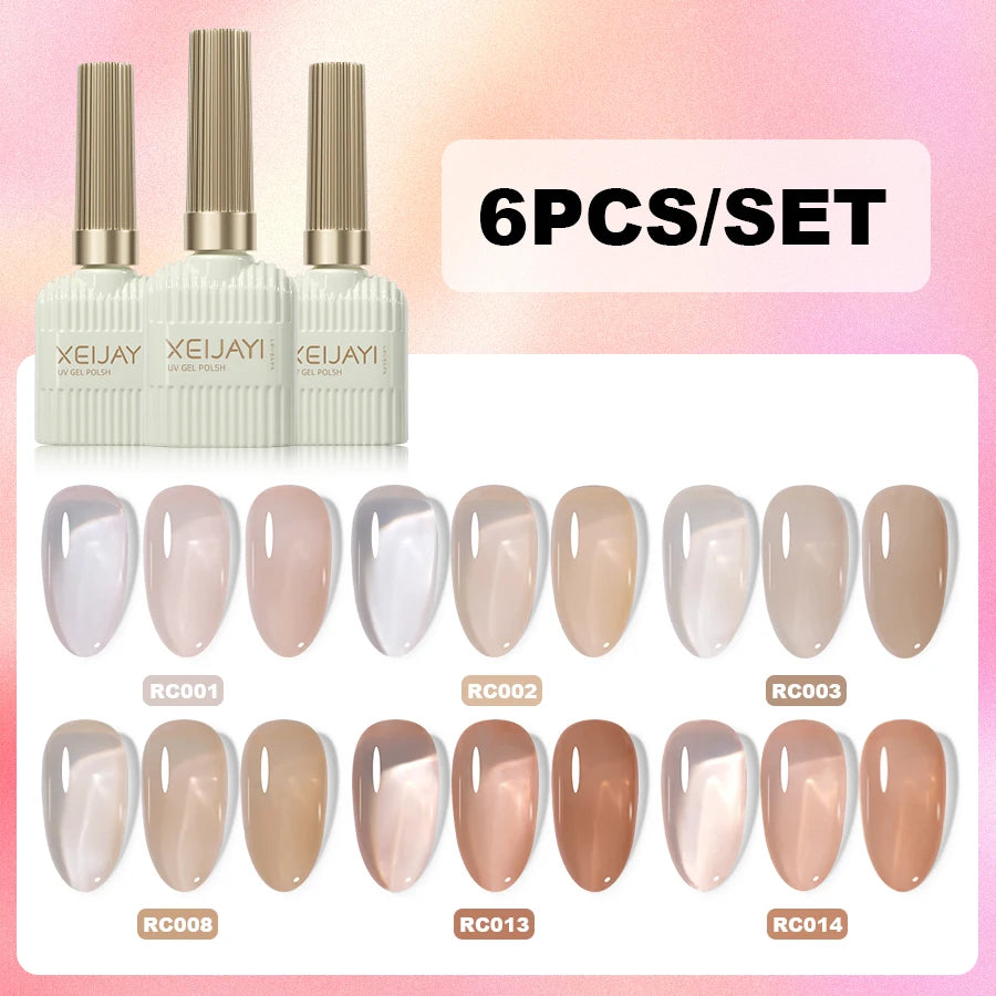 XEIJAYI 6 uds 15Ml juego de esmalte de uñas en gel