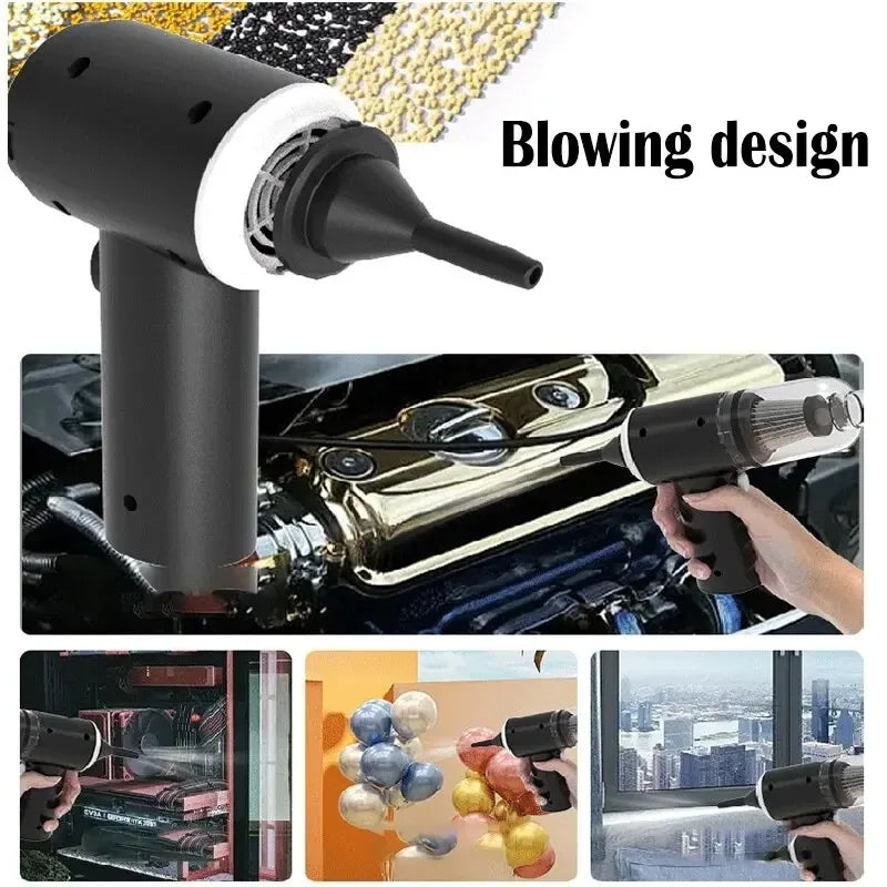 Aspiradora de Auto Inalámbrico con carga USB de 1200mAh
