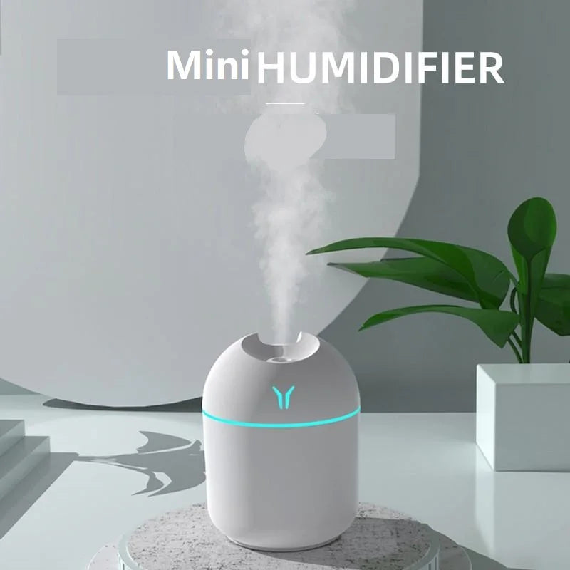 Mini humidificador de aire USB de 250ML, difusor de aceites esenciales aromáticos para el Hogar y el Auto
